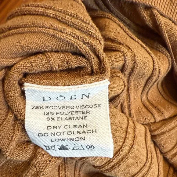 Doen Oslo Turtleneck Toasted Pecan Size Large - Picture 10 of 10